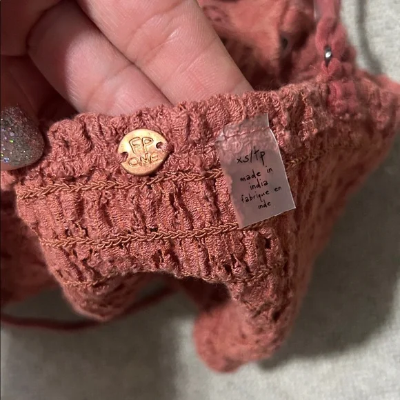 Free people Lace Bralette in Rust - Picture 4 of 4